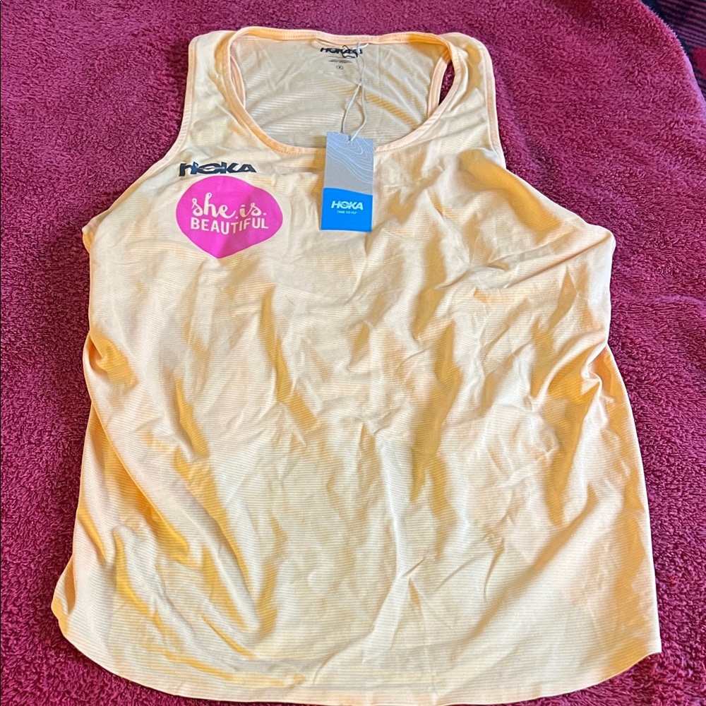 Hoka Women's Orange  Tank Top